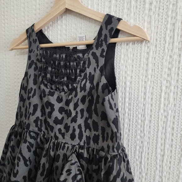 Harajuku Mini Girls Black and Gray Leopard Print Dress Size 14/16 - Picture 9 of 14